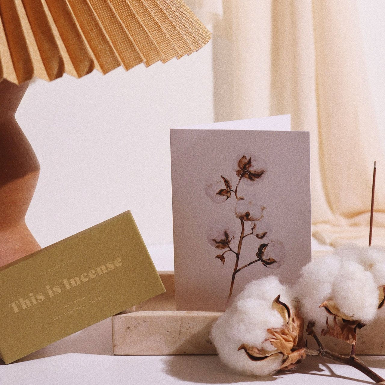 BRIGITTE MAY - COTTON ⁓ BLANK CARD