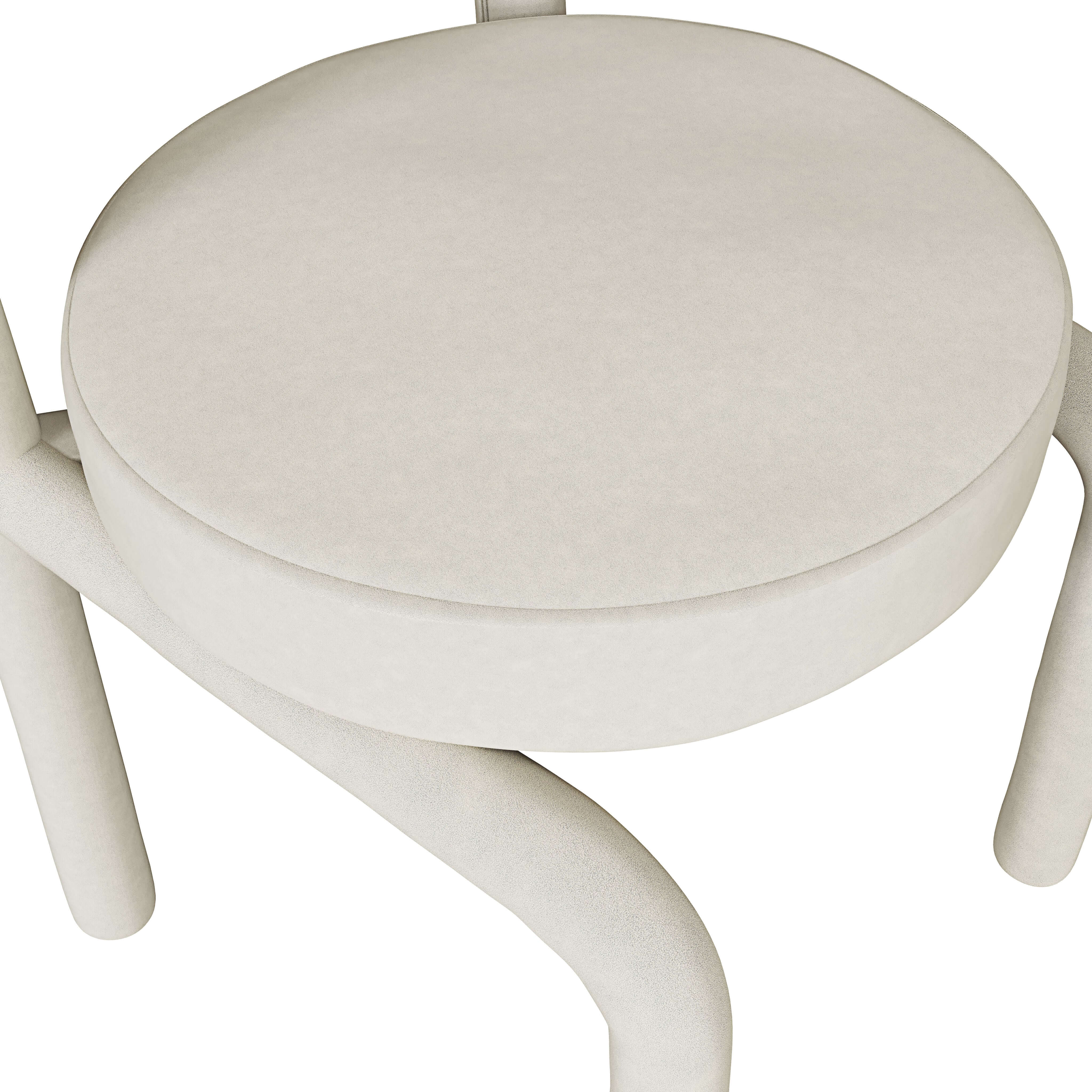 DAISY CHAIR, ECRU ⁓ EN GOLD