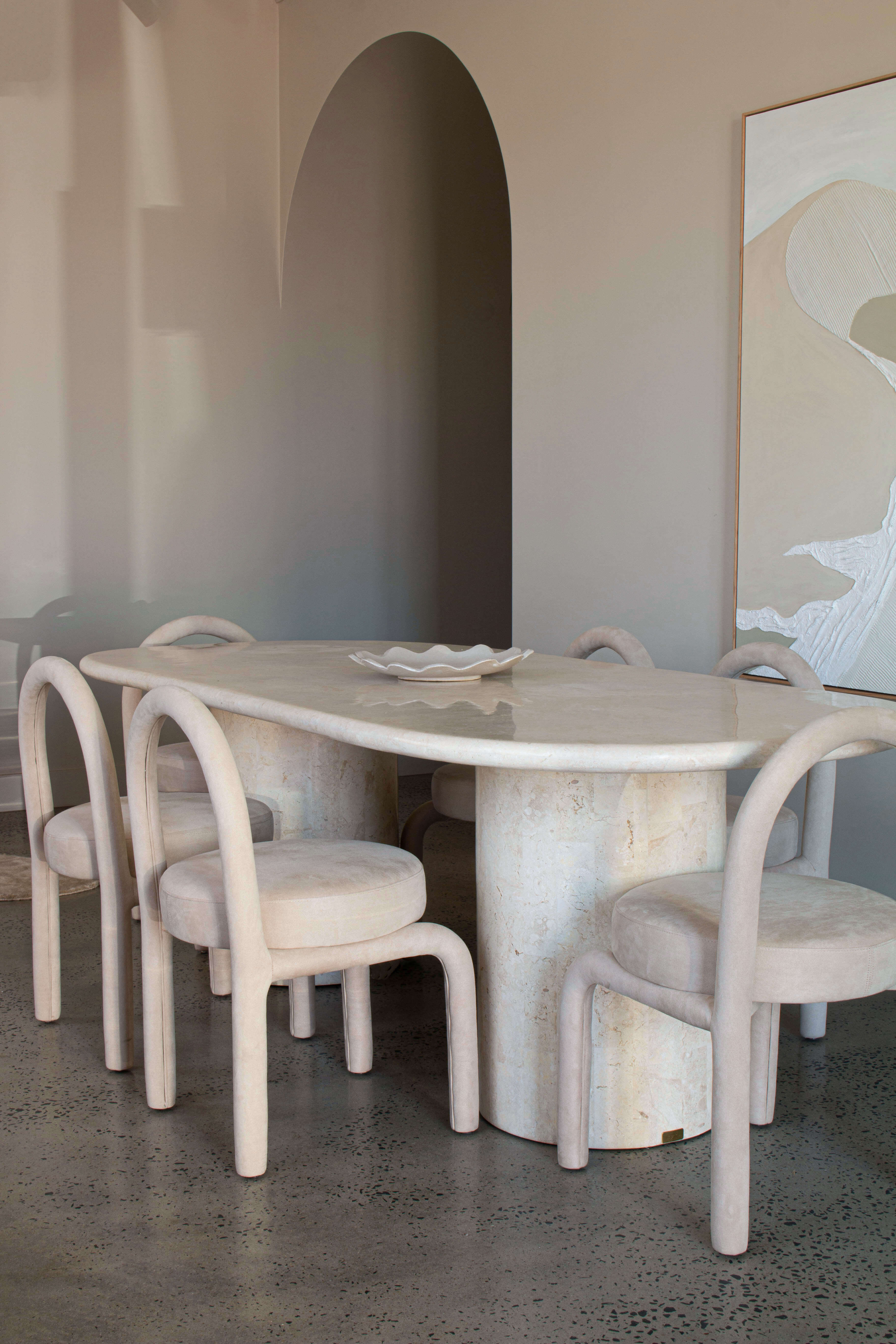 DAISY CHAIR, ECRU ⁓ EN GOLD