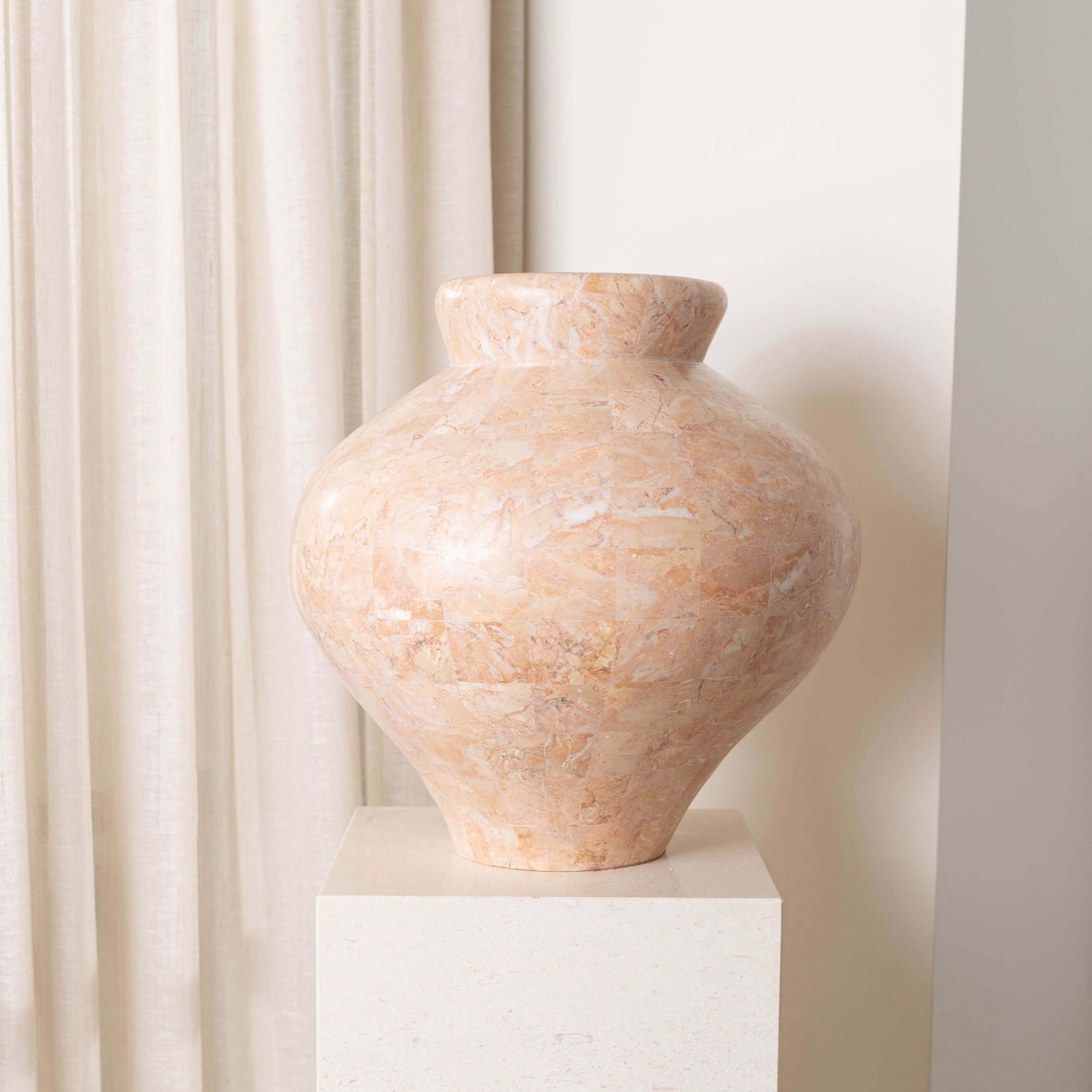 LAGUNA VASE, ROSE LARGE ~ EN GOLD