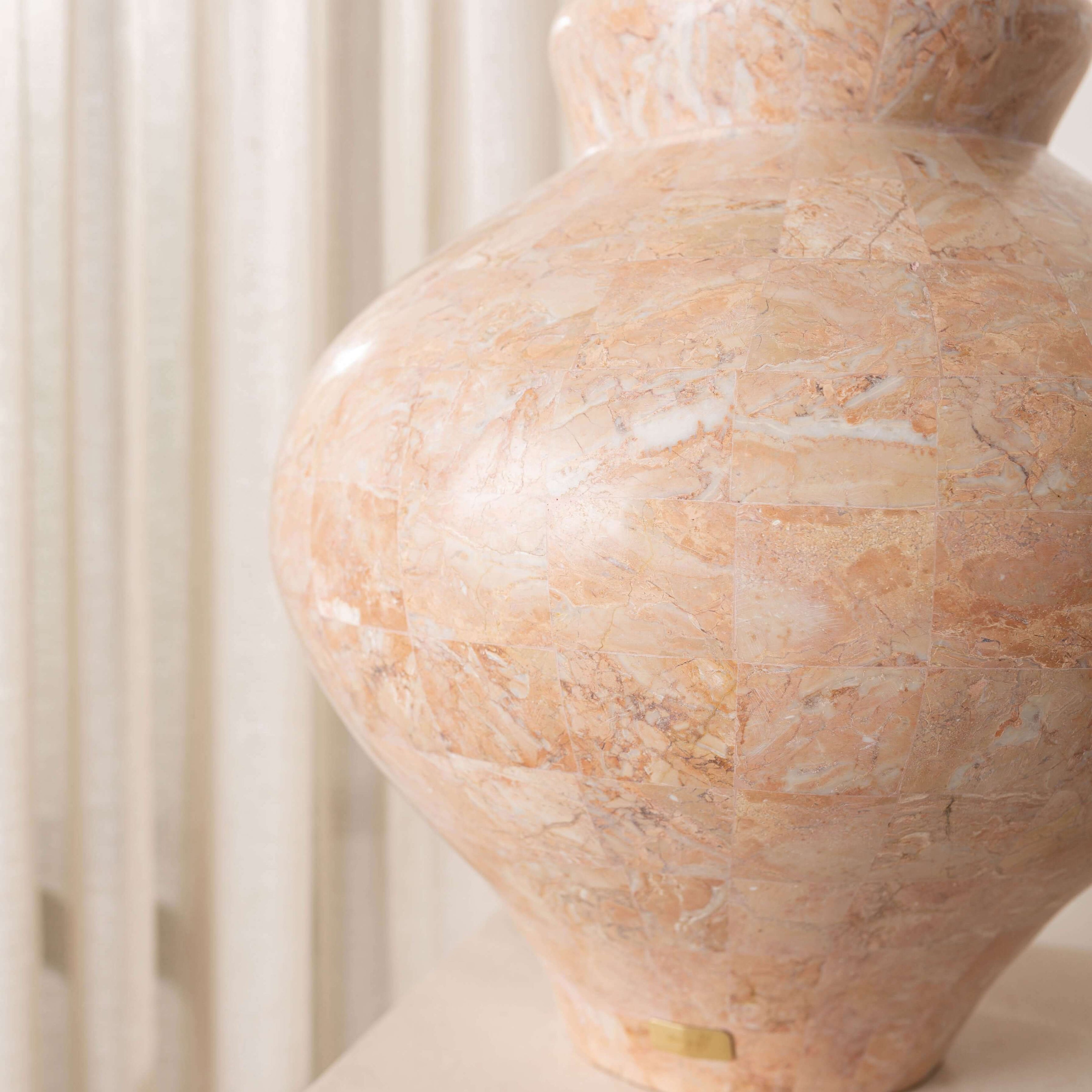 LAGUNA VASE, ROSE LARGE ~ EN GOLD