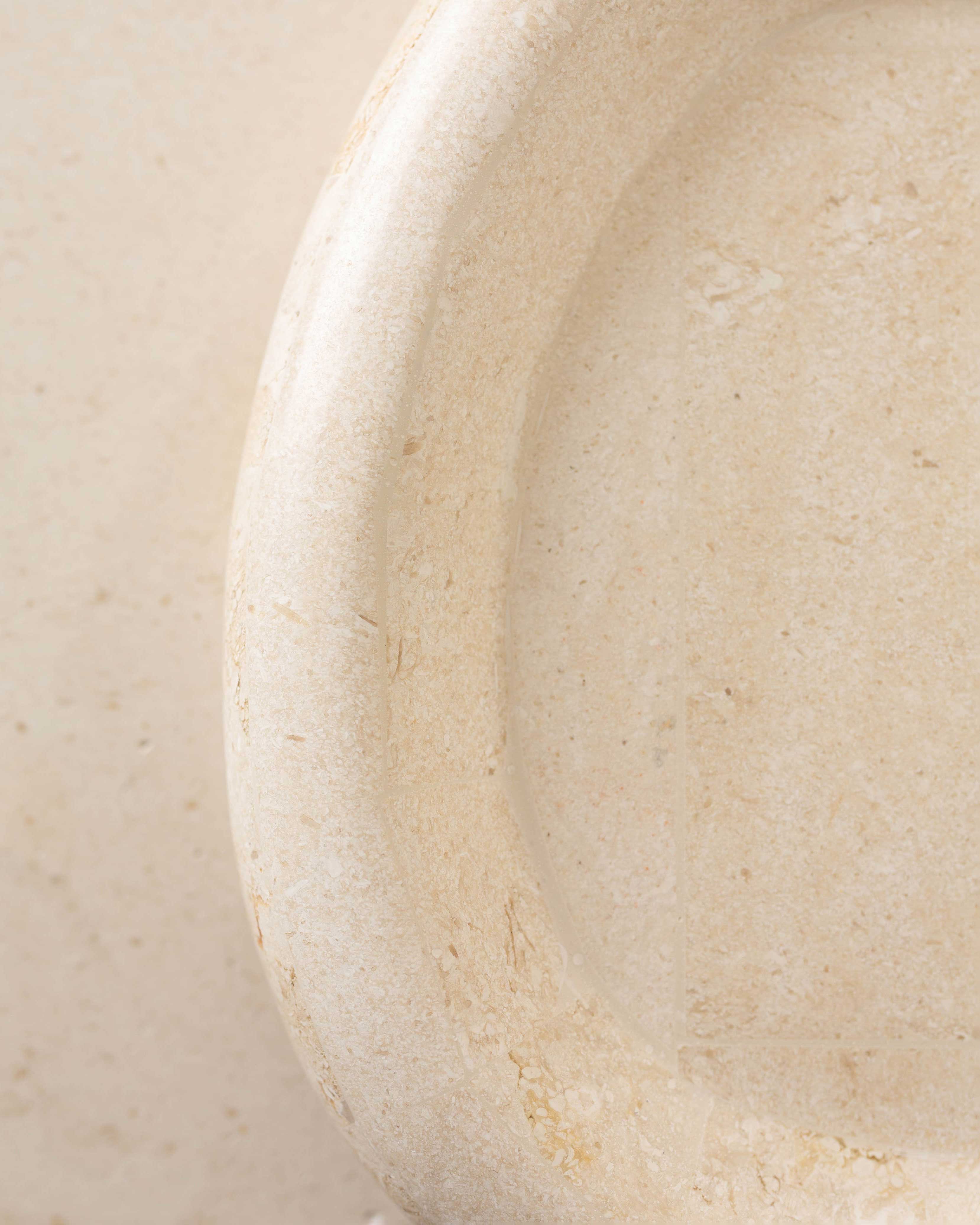 LILO CATCH-ALL, NATURAL WHITE LARGE ~ EN GOLD