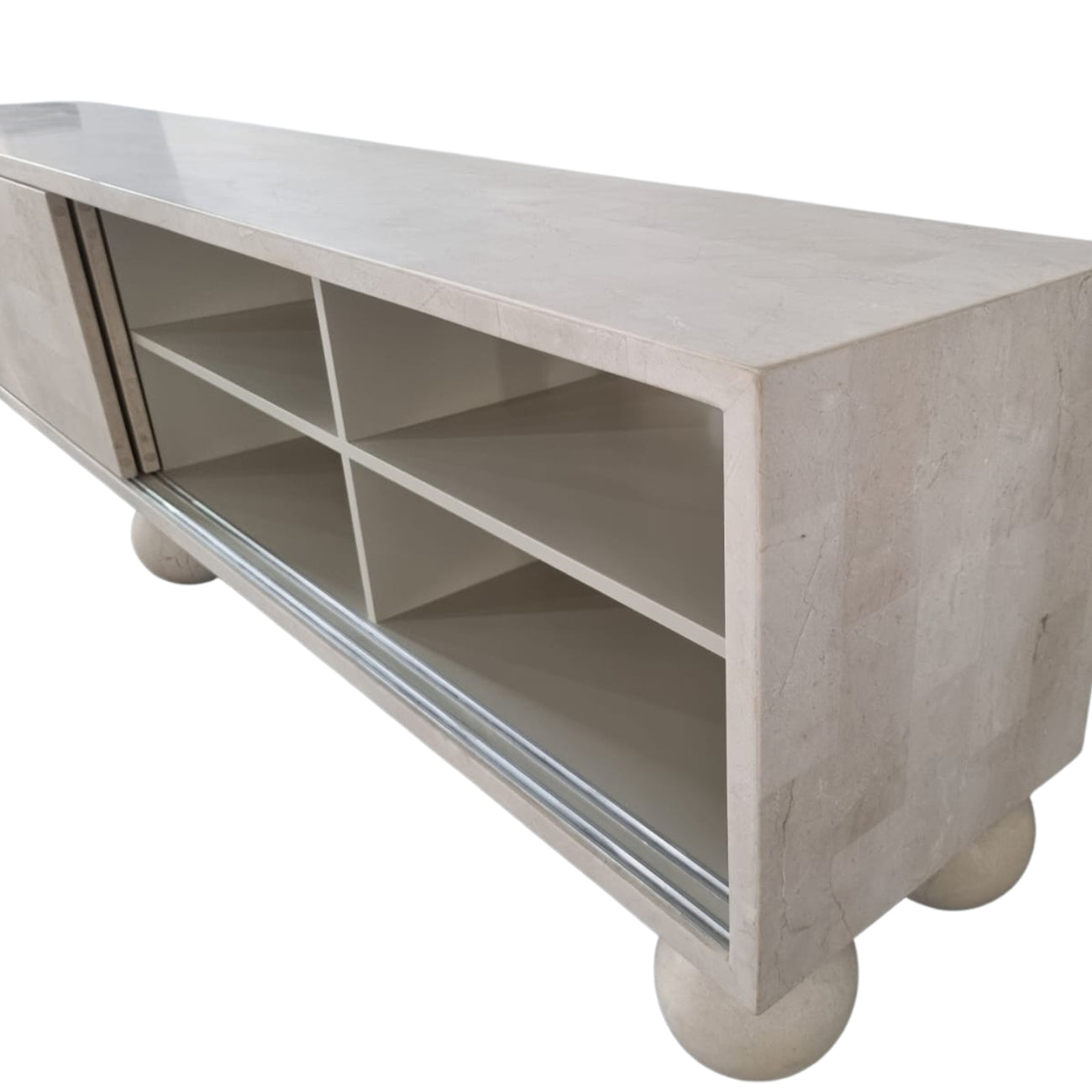 MIRO ENTERTAINMENT UNIT | SPANISH BEIGE MARBLE ~ EN GOLD