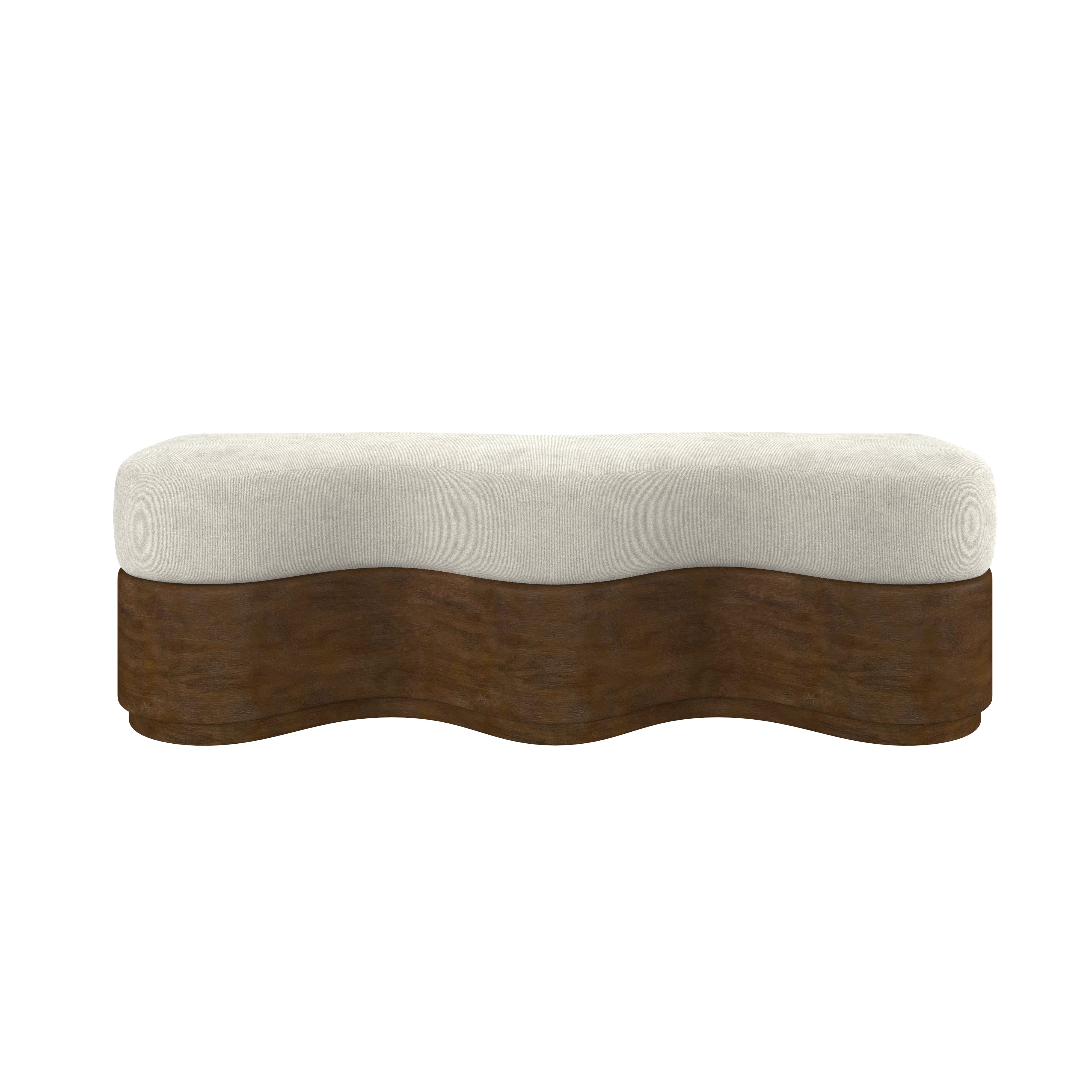 TRIANA BENCH, ESPRESSO ⁓ EN GOLD