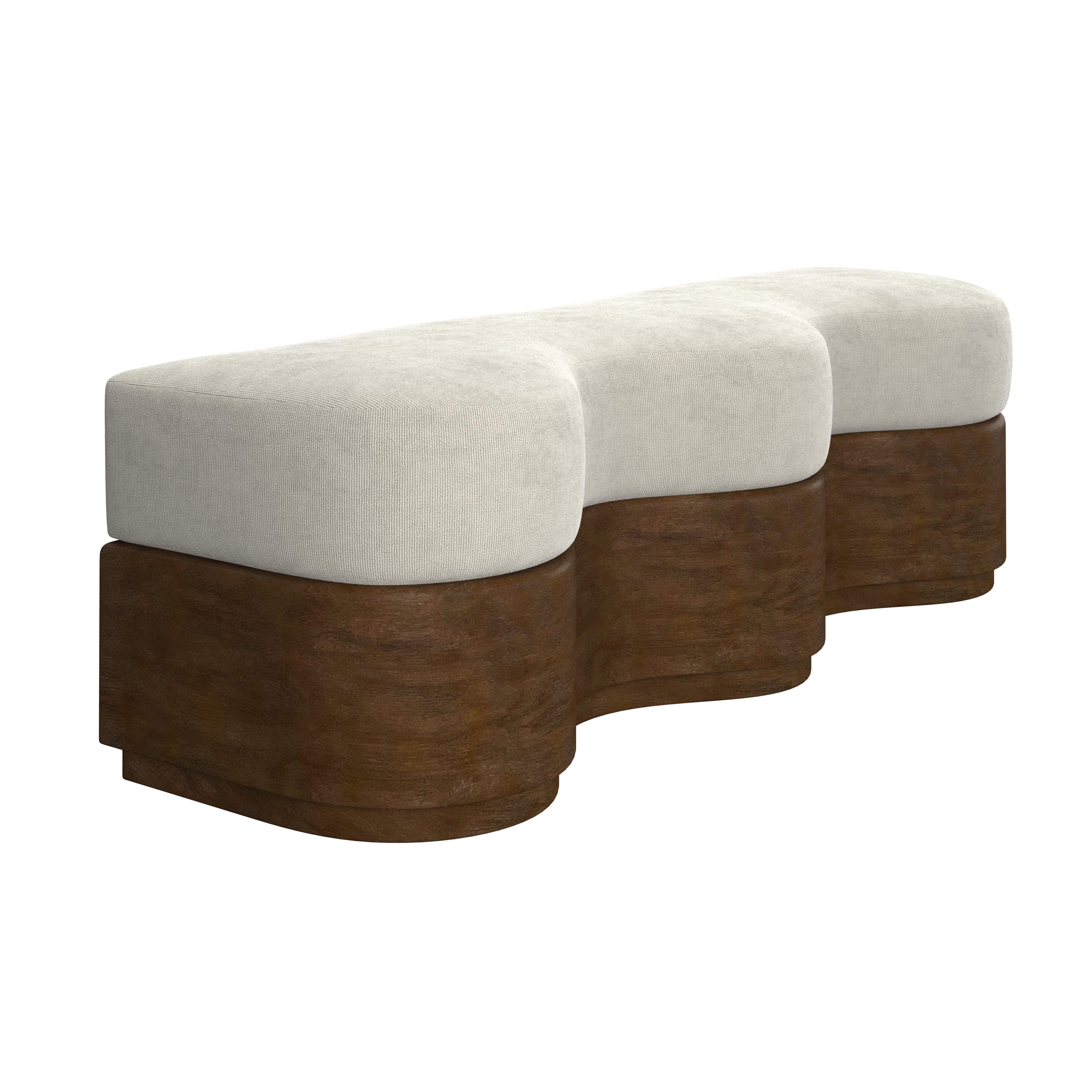 TRIANA BENCH, ESPRESSO ⁓ EN GOLD