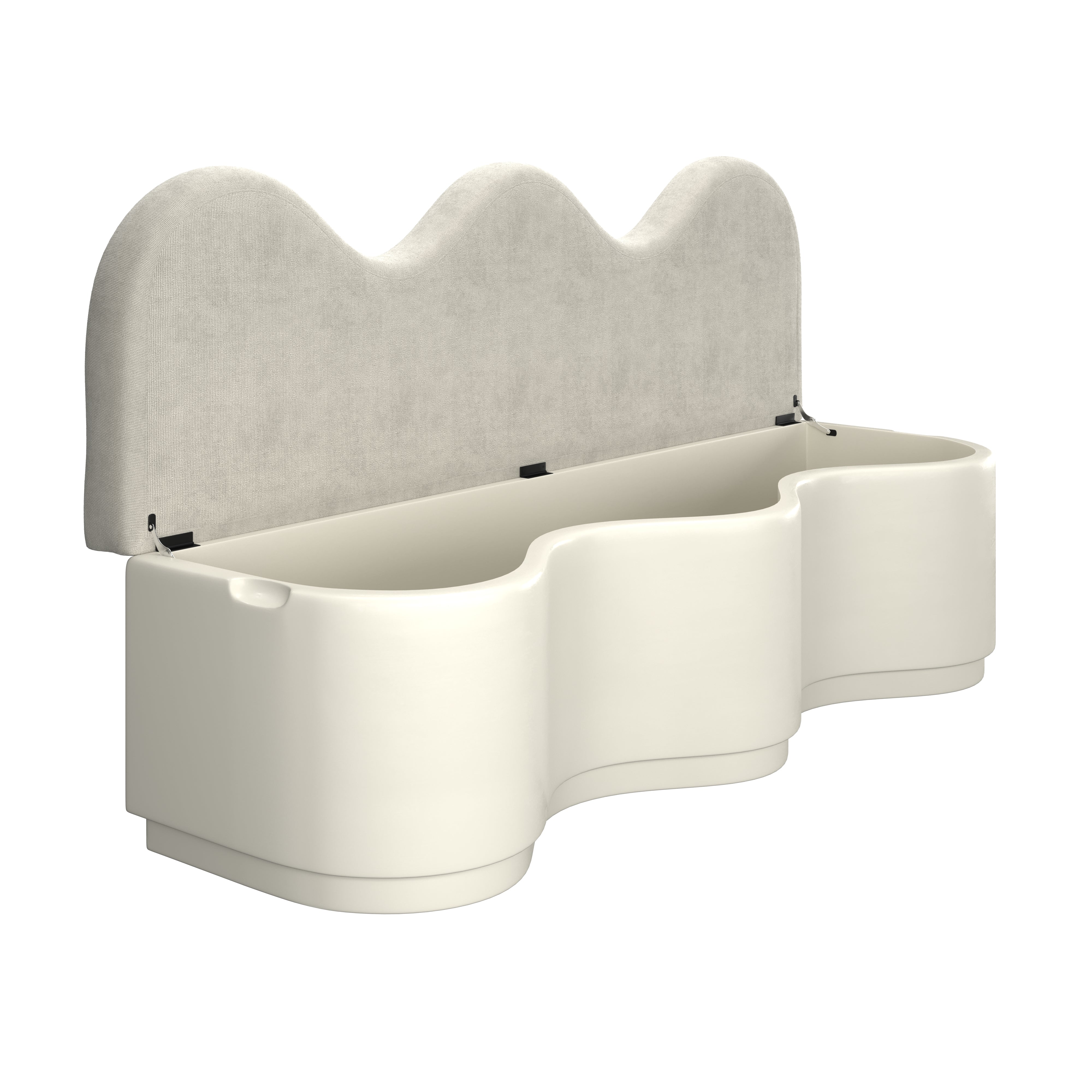 TRIANA BENCH, CREAM ⁓ EN GOLD