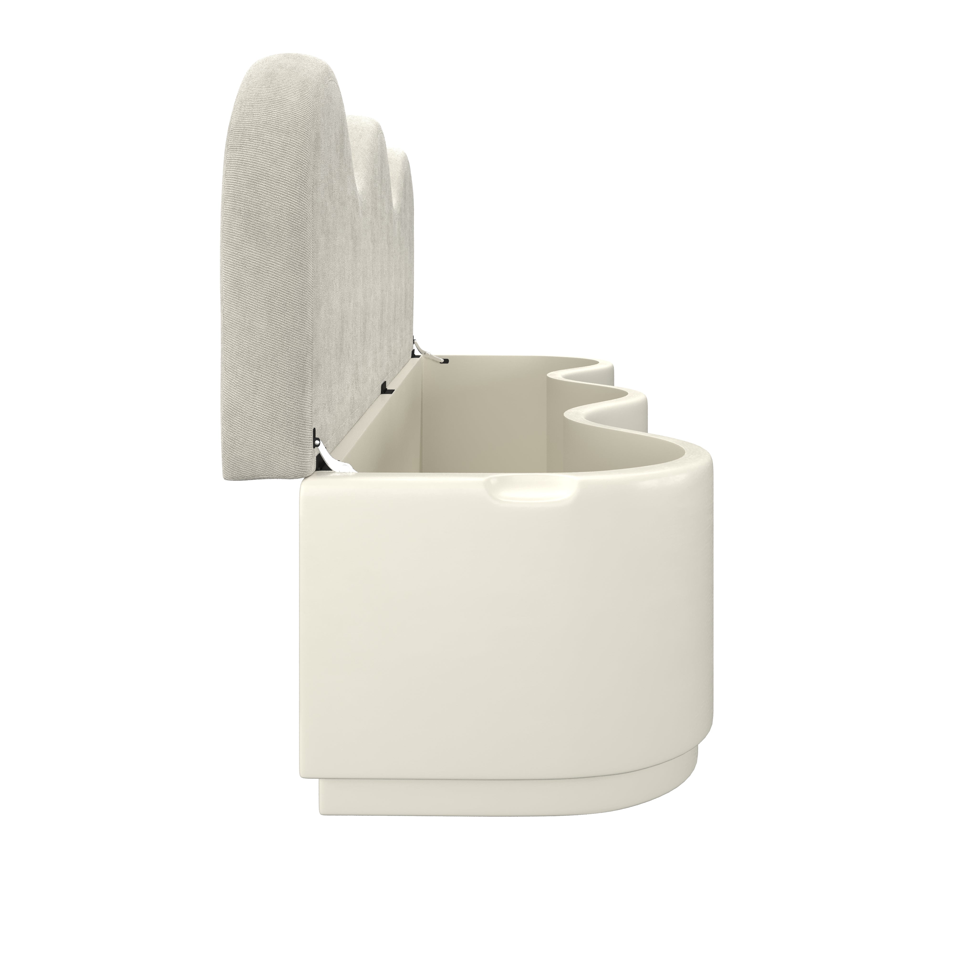 TRIANA BENCH, CREAM ⁓ EN GOLD