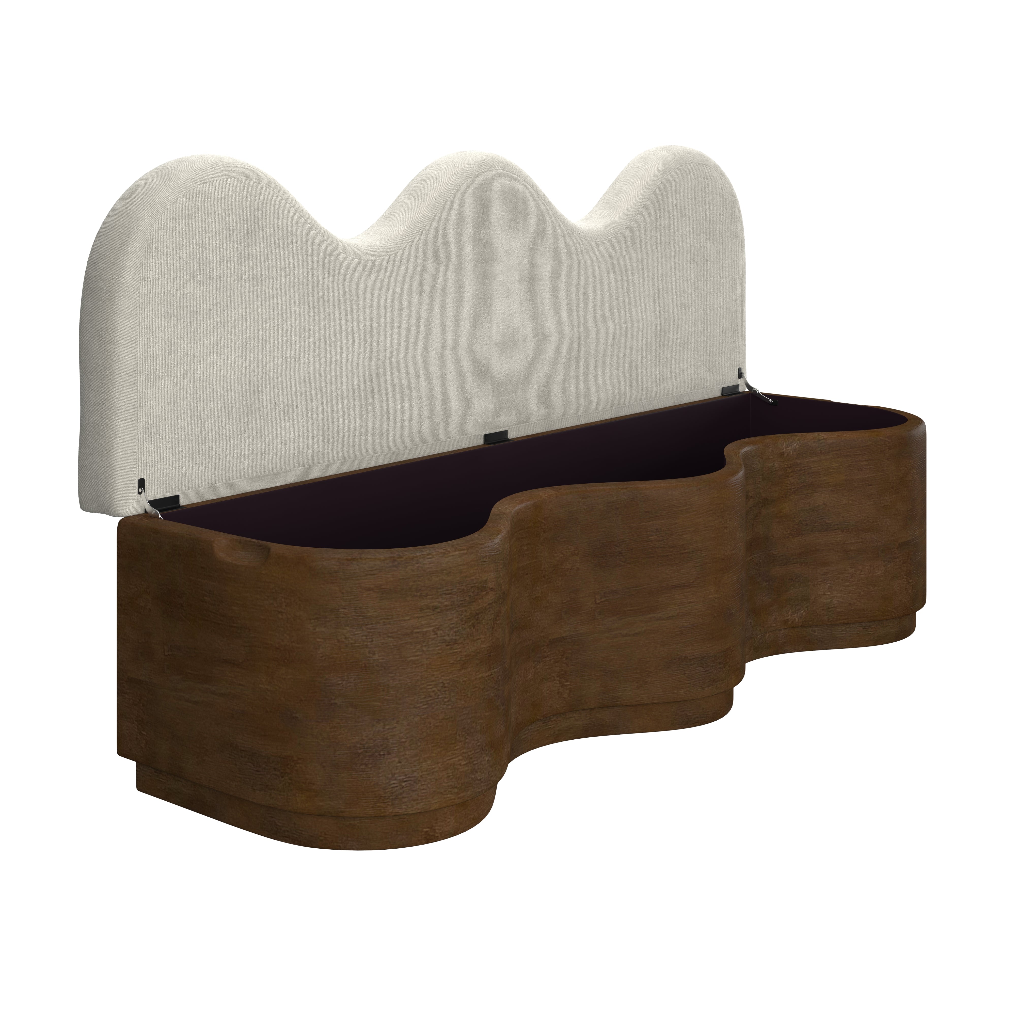 TRIANA BENCH, ESPRESSO ⁓ EN GOLD