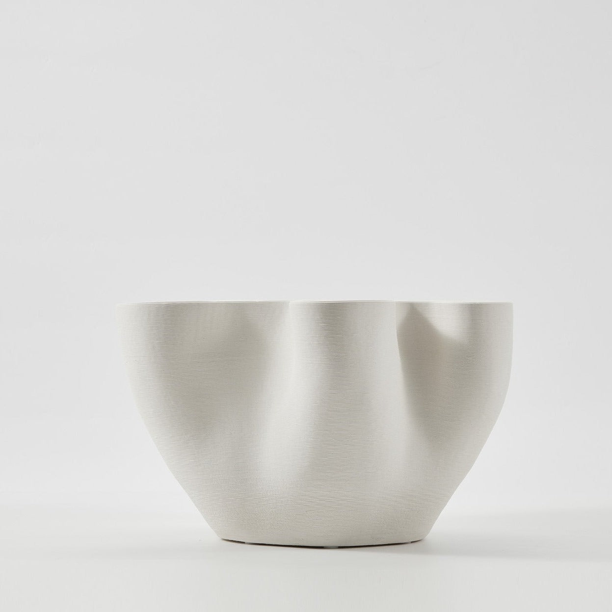 BOHEME BOWL VASE IVORY - SMALL