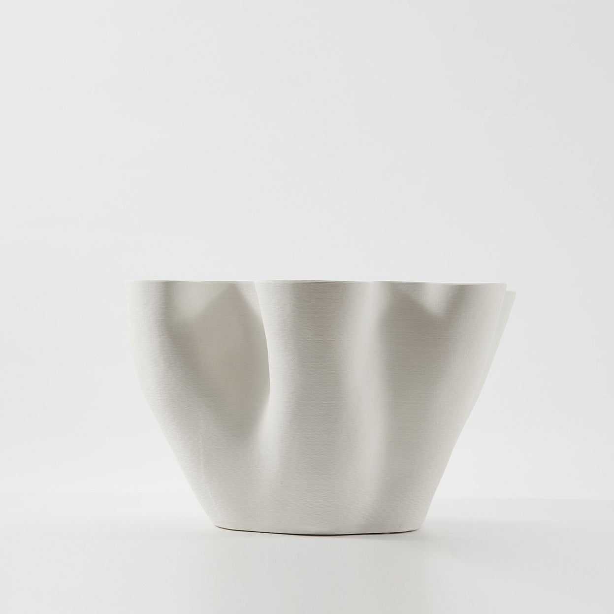 BOHEME BOWL VASE IVORY - SMALL