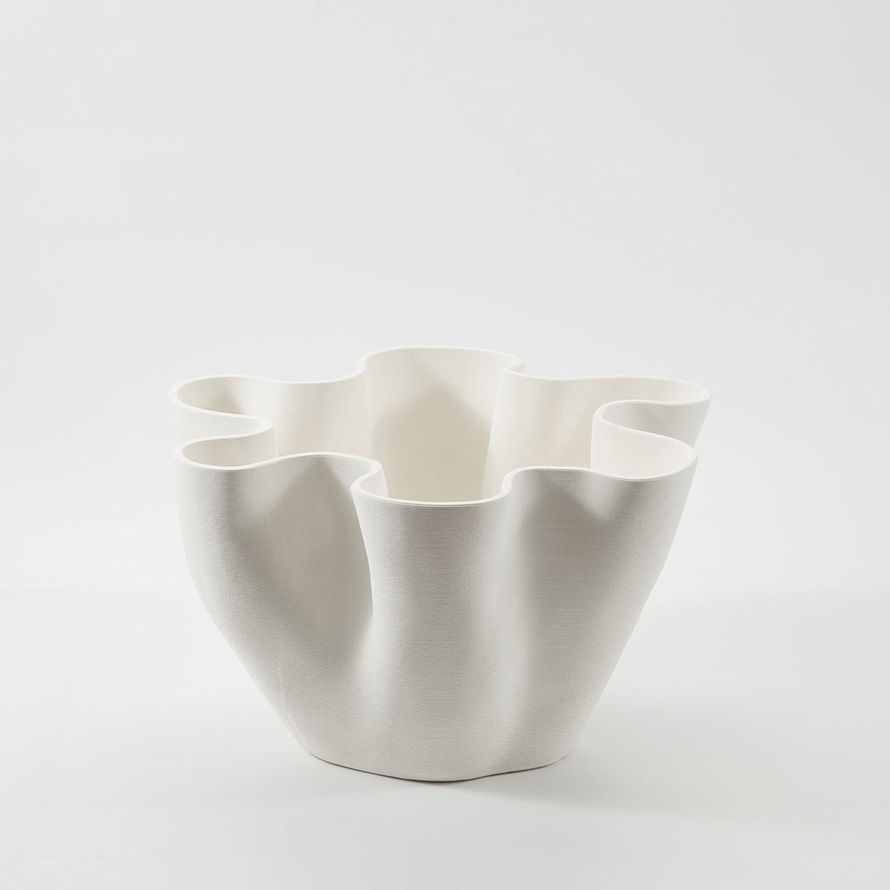BOHEME BOWL VASE IVORY - SMALL