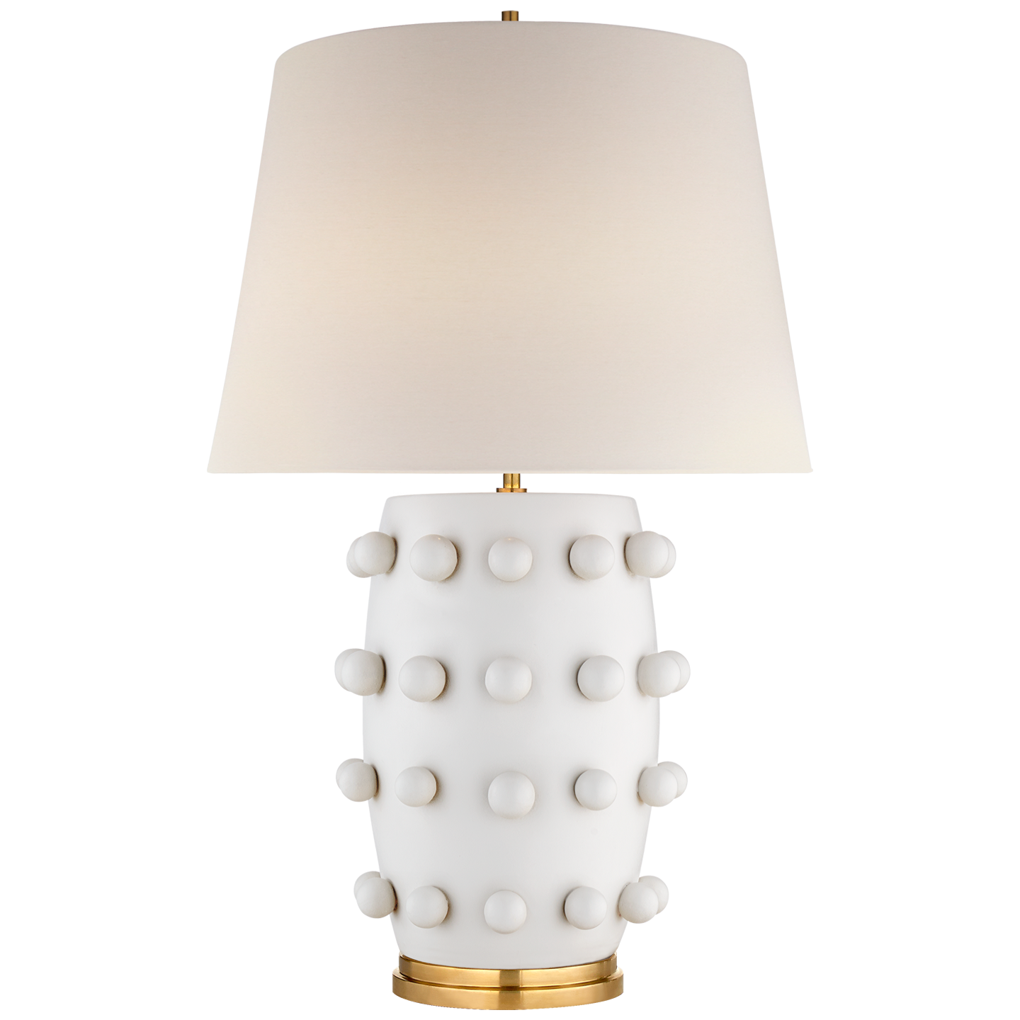 LINDEN MEDIUM LAMP, PLASTER WHITE ⁓ KELLY WEARSTLER