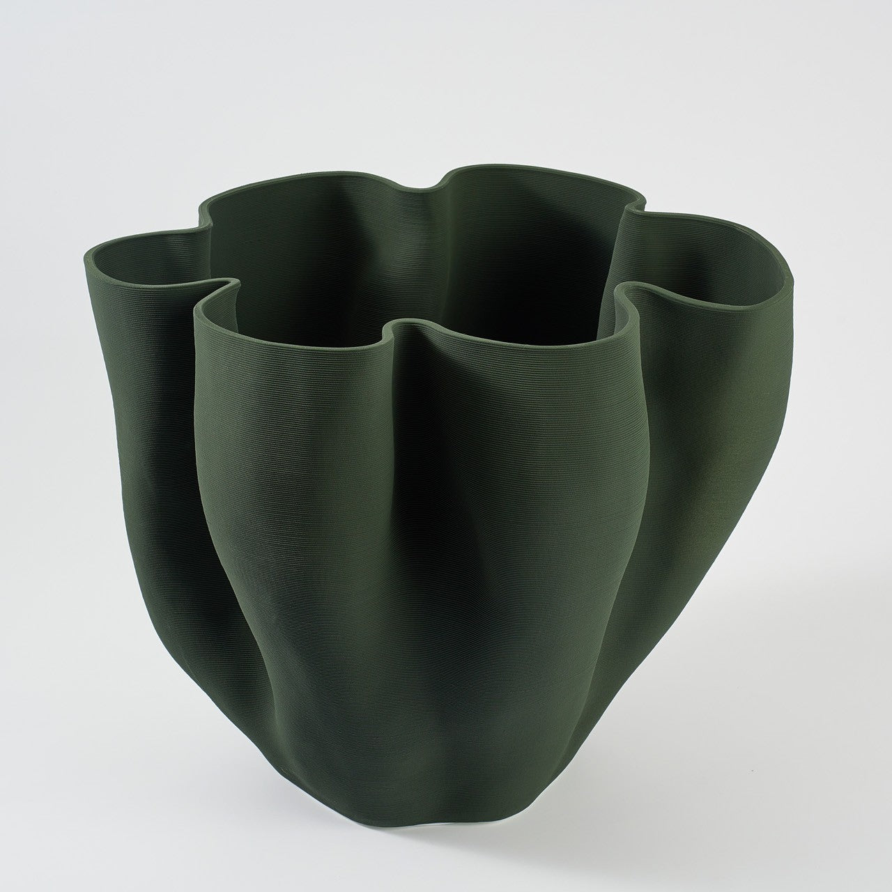 BOHEME VASE HUNTER GREEN ~ LARGE