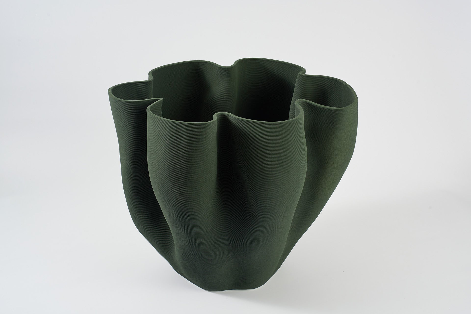 BOHEME VASE HUNTER GREEN ~ MEDIUM
