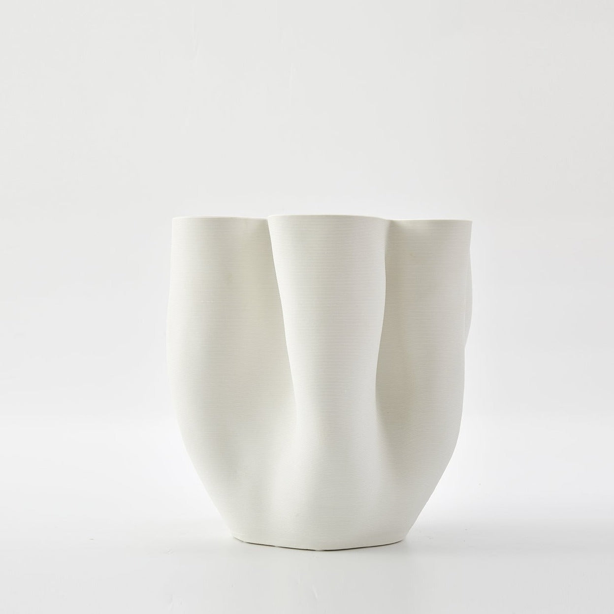 BOHEME VASE IVORY - MEDIUM