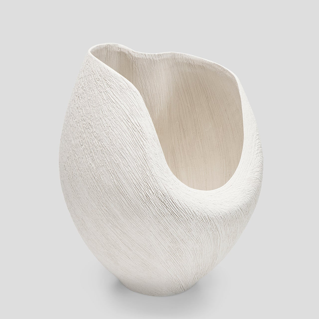NEBULA DEEP VASE IVORY