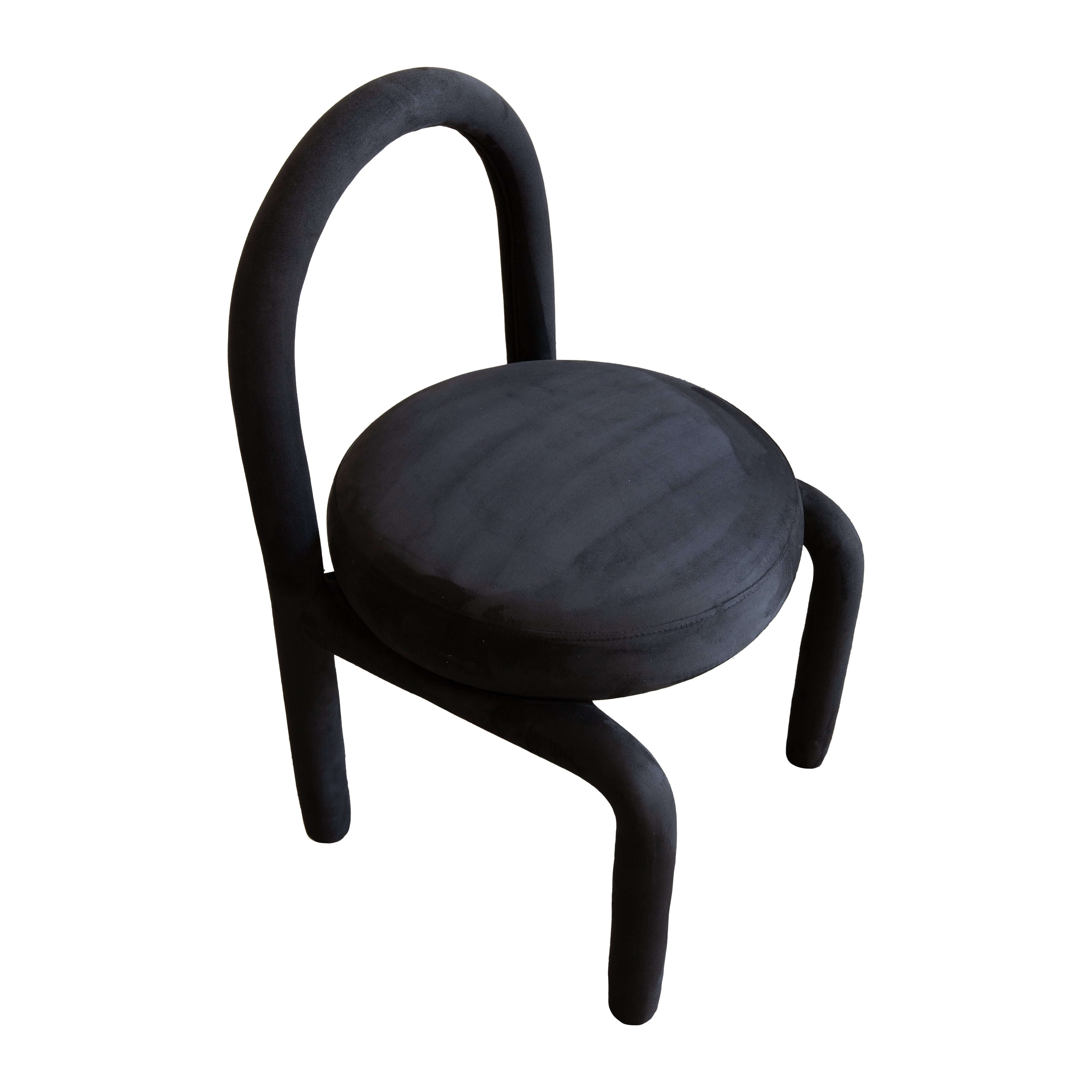 DAISY CHAIR, BLACK ⁓ EN GOLD