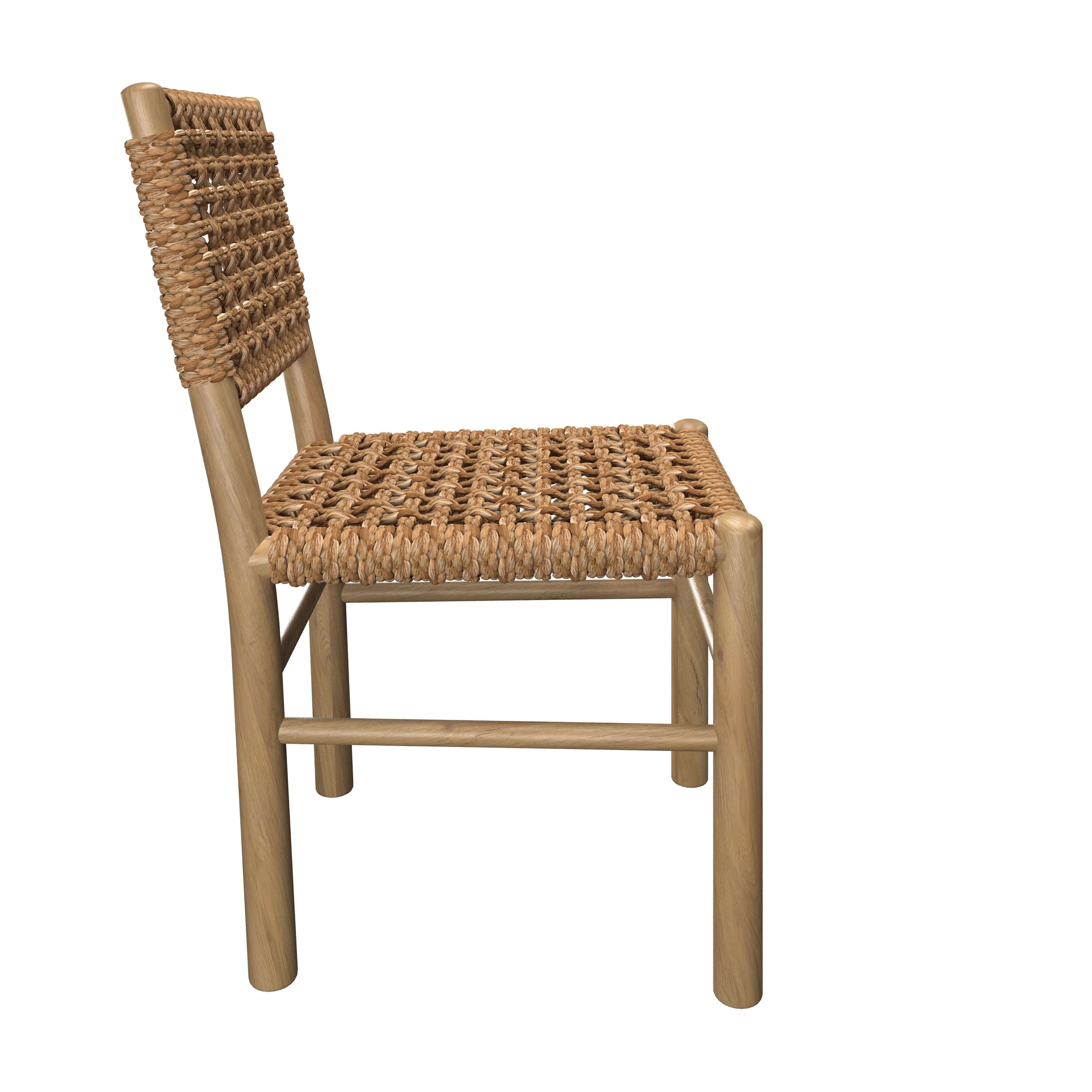 GABLE CHAIR, NATURAL ~ EN GOLD