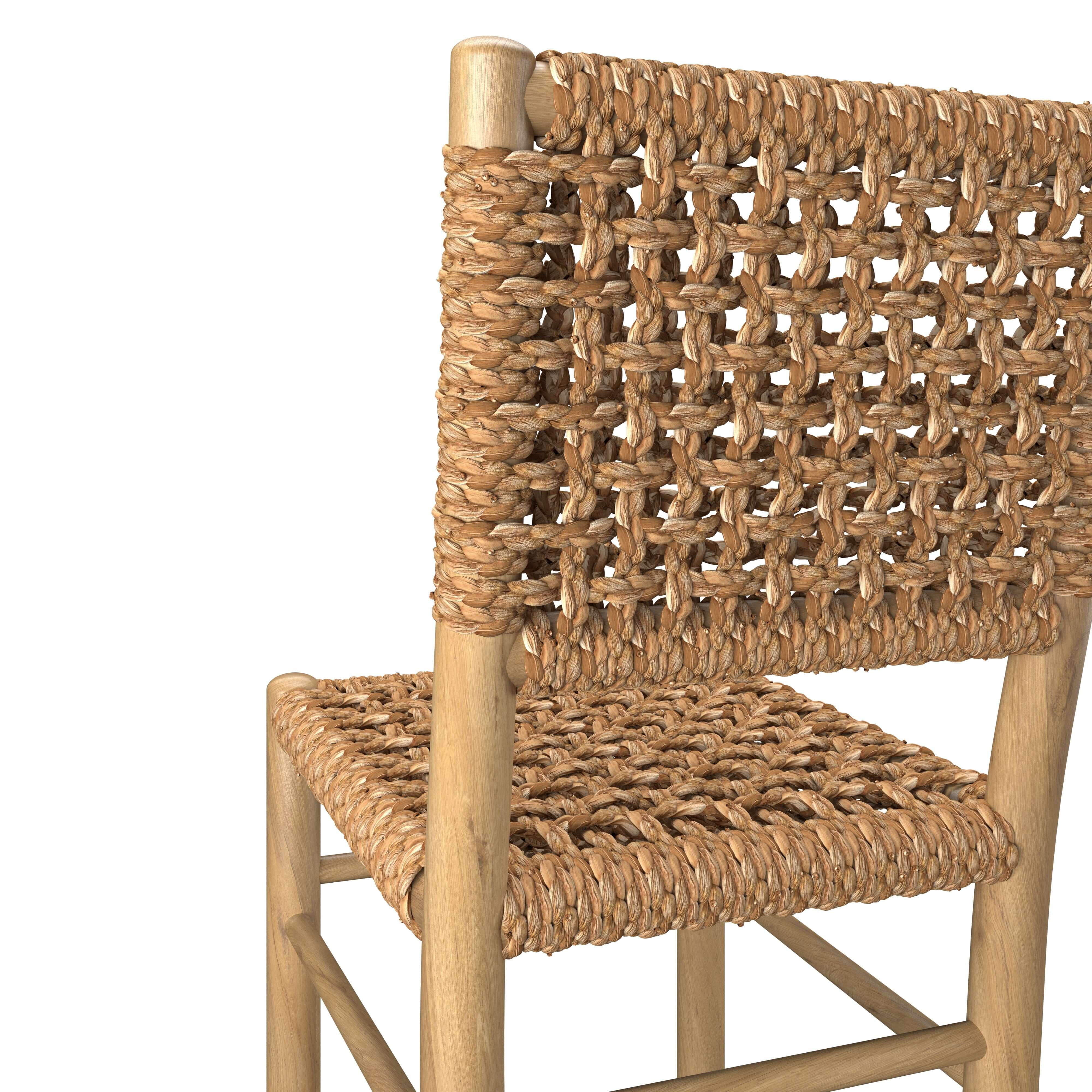 GABLE CHAIR, NATURAL ~ EN GOLD