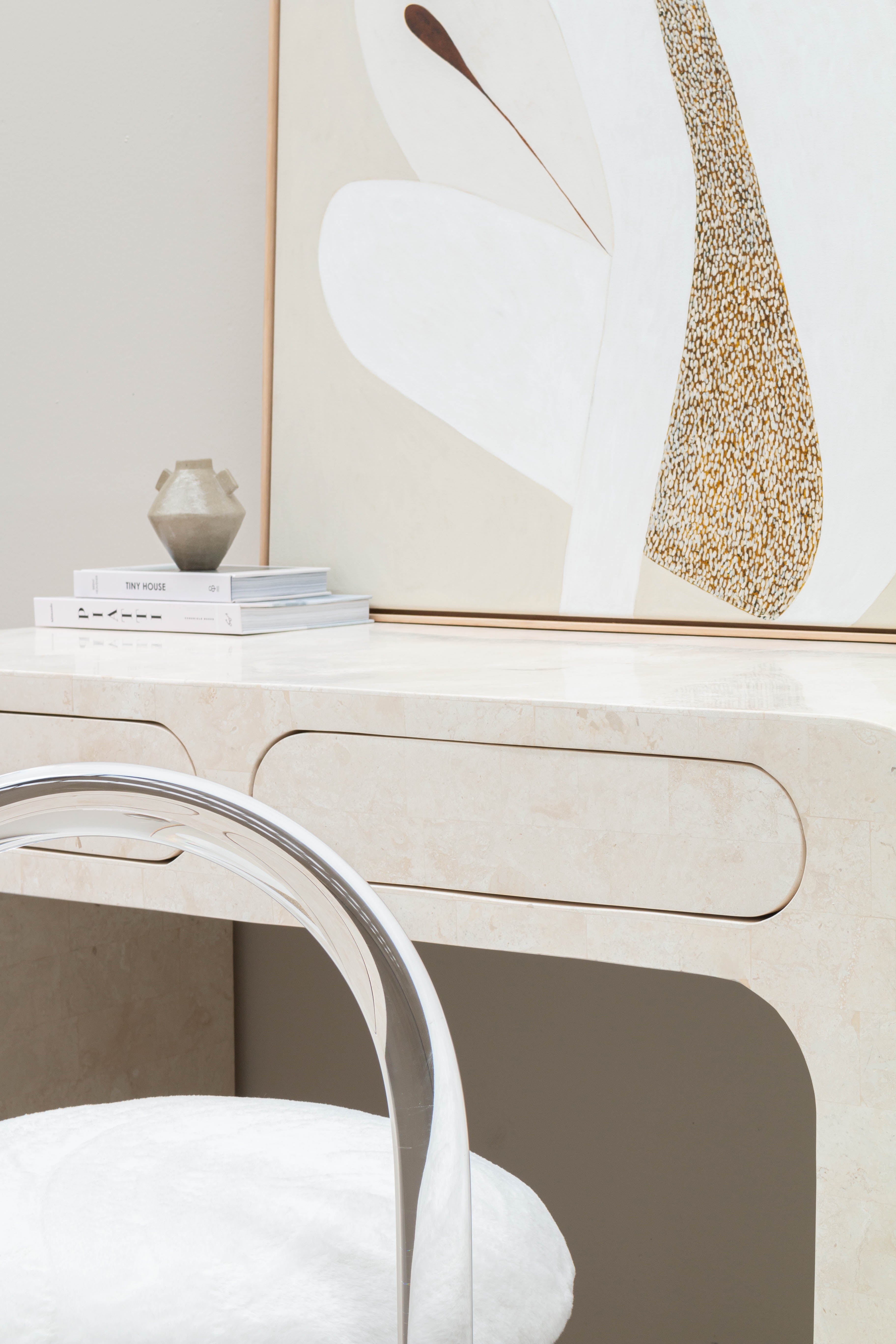 KUBA DESK ⁓ EN GOLD