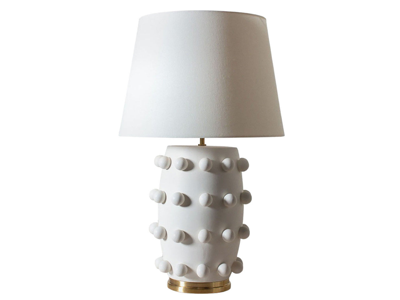 LINDEN MEDIUM LAMP, PLASTER WHITE ⁓ KELLY WEARSTLER