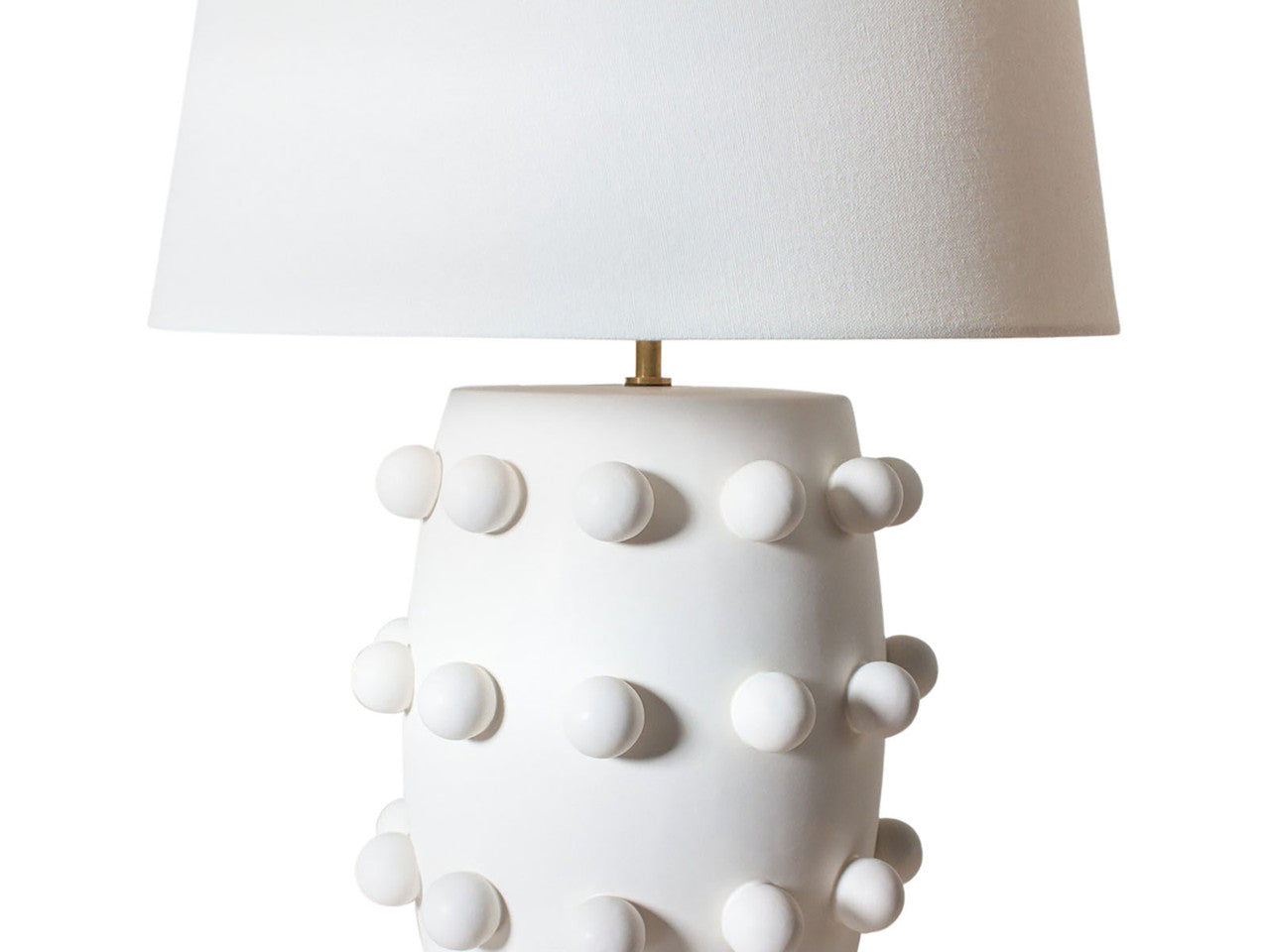 LINDEN MEDIUM LAMP, PLASTER WHITE ⁓ KELLY WEARSTLER