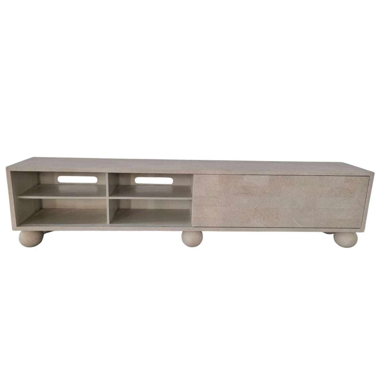 MIRO ENTERTAINMENT UNIT | SPANISH BEIGE MARBLE ~ EN GOLD
