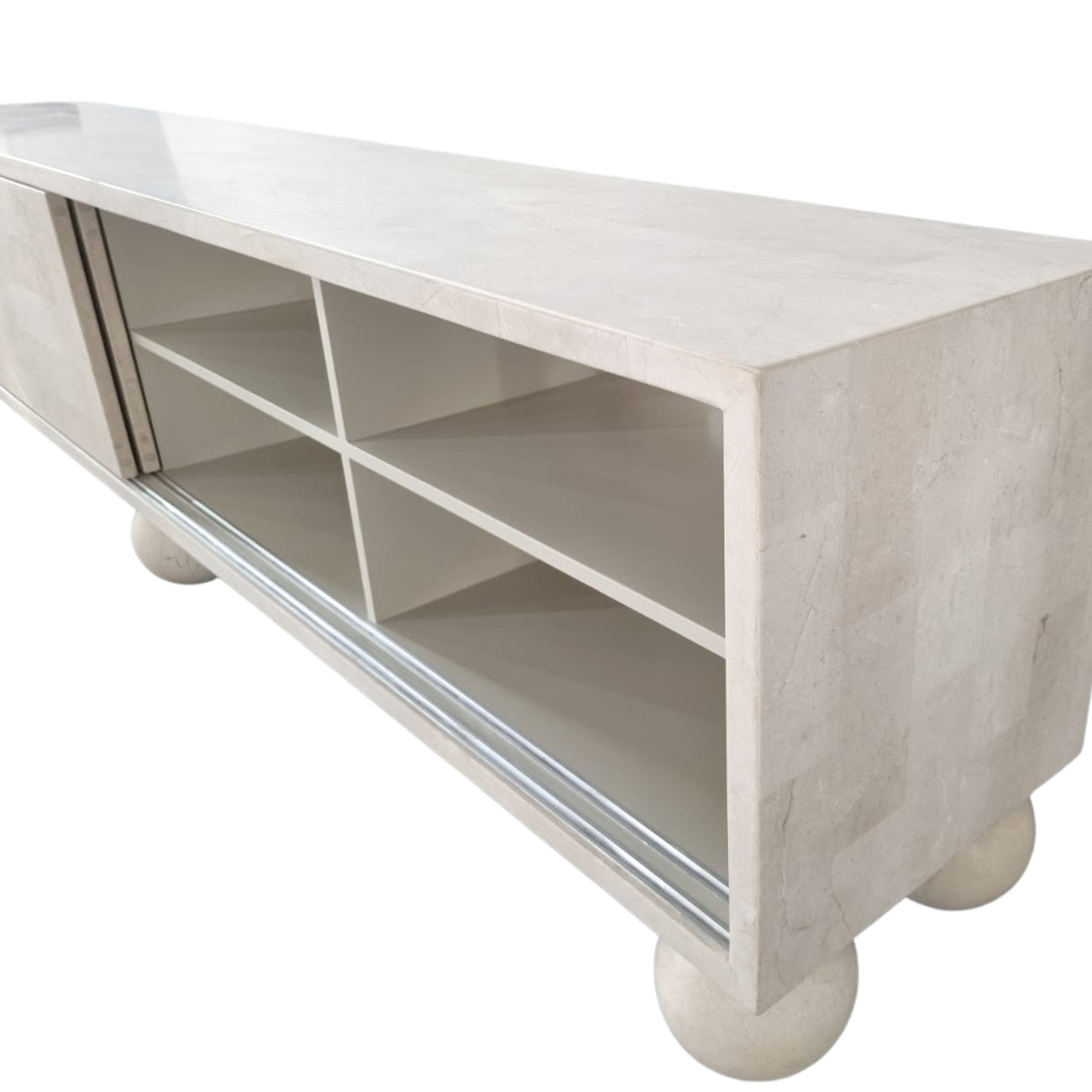 MIRO ENTERTAINMENT UNIT | SPANISH BEIGE MARBLE ~ EN GOLD