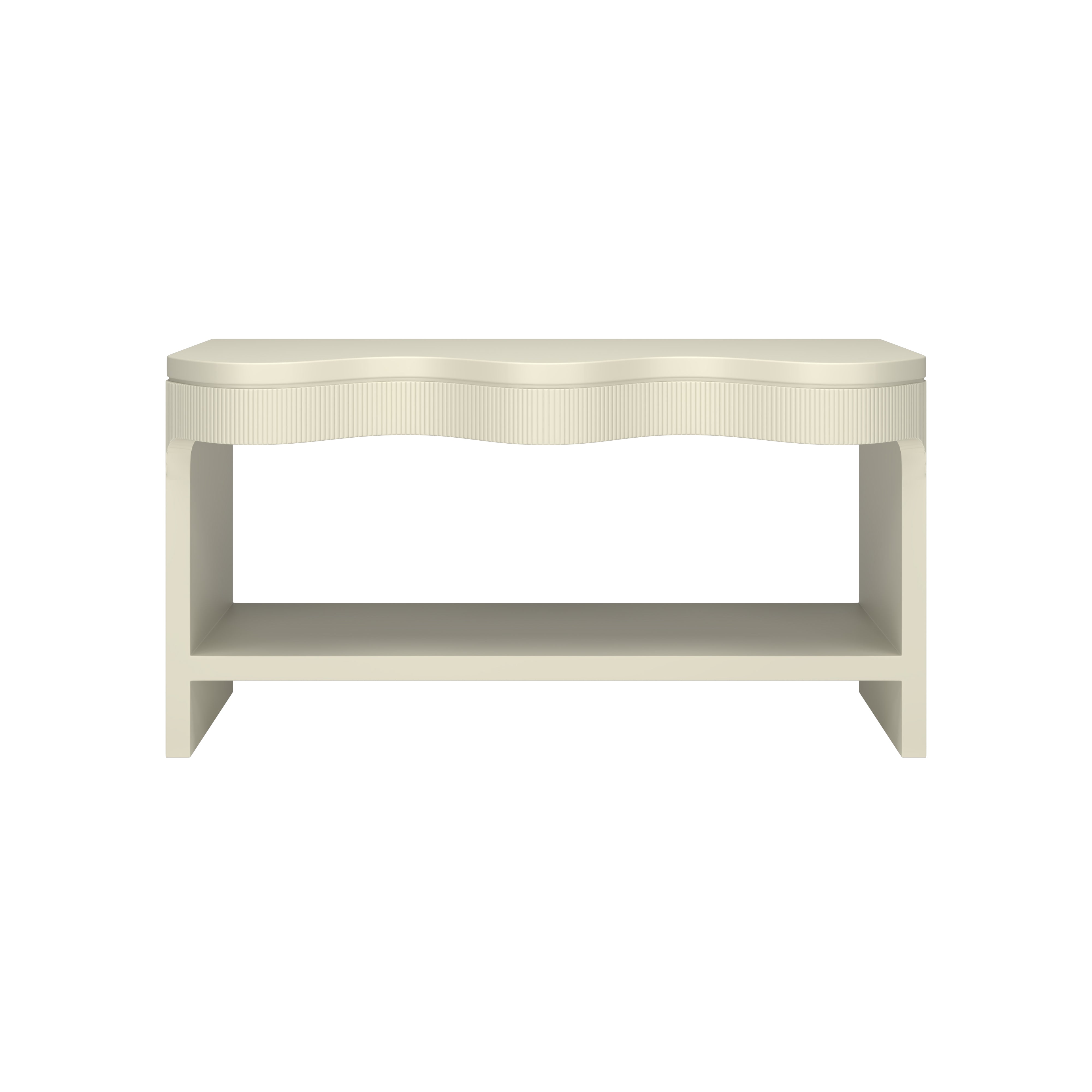 ONDA CONSOLE TABLE, CREAM ⁓ EN GOLD