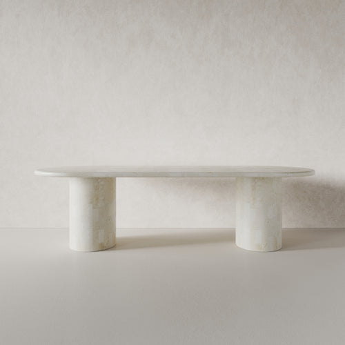 PARADIS OVAL DINING TABLE ~ EN GOLD