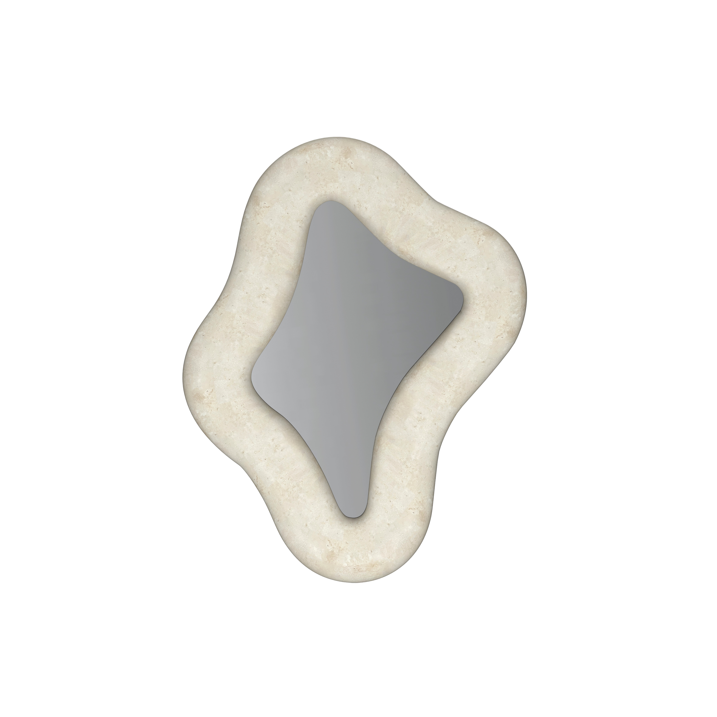 PARADIS MIRROR - SPANISH BEIGE MARBLE ~ EN GOLD