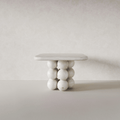 PERLAS SQUARE DINING TABLE ~ EN GOLD