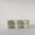 TRIANA BENCH, CREAM ⁓ EN GOLD