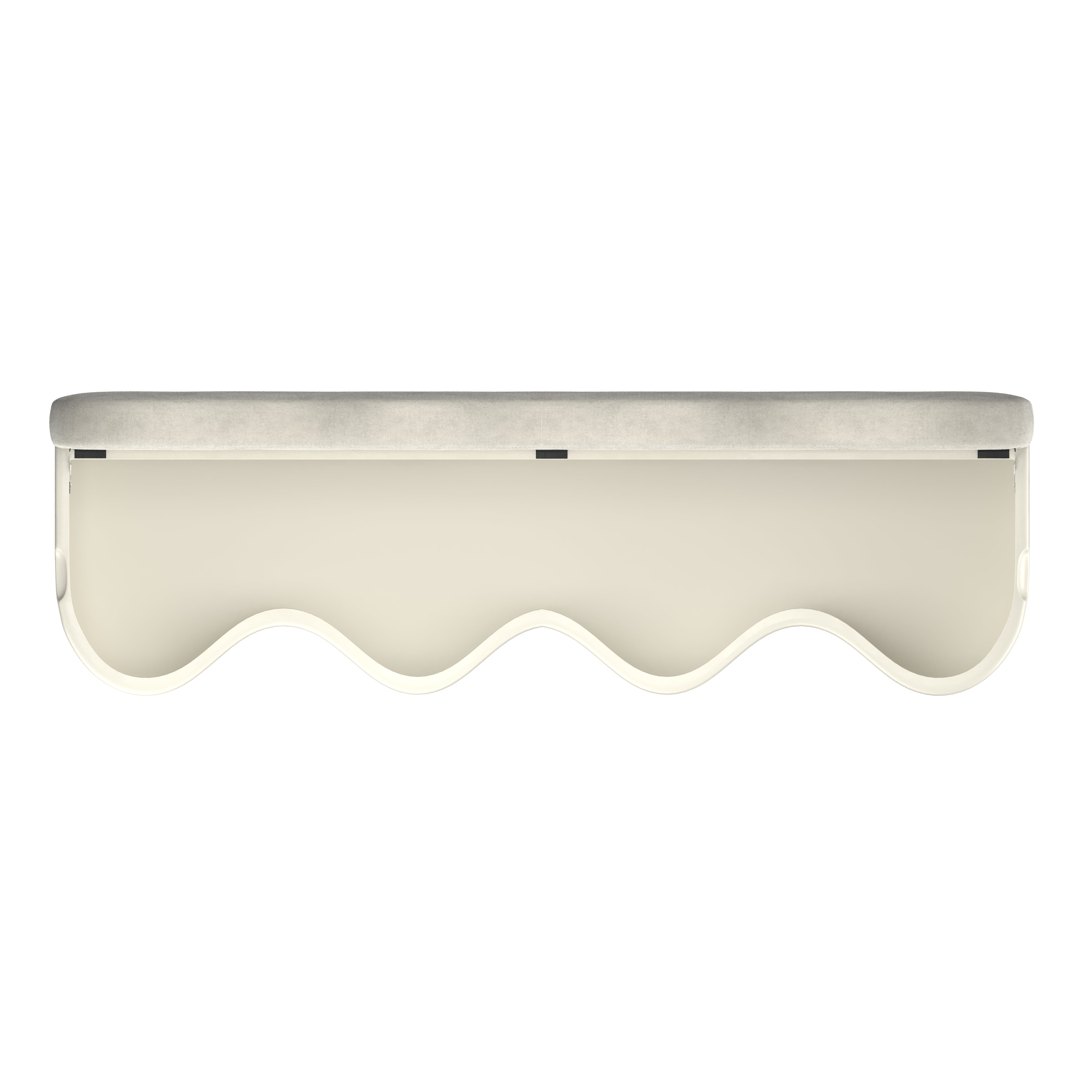 TRIANA BENCH KING, CREAM ~ EN GOLD