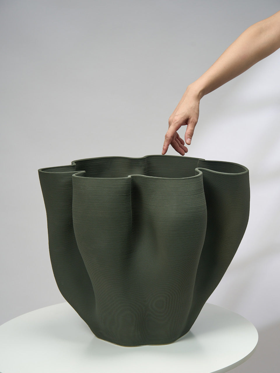 BOHEME VASE HUNTER GREEN ~ LARGE