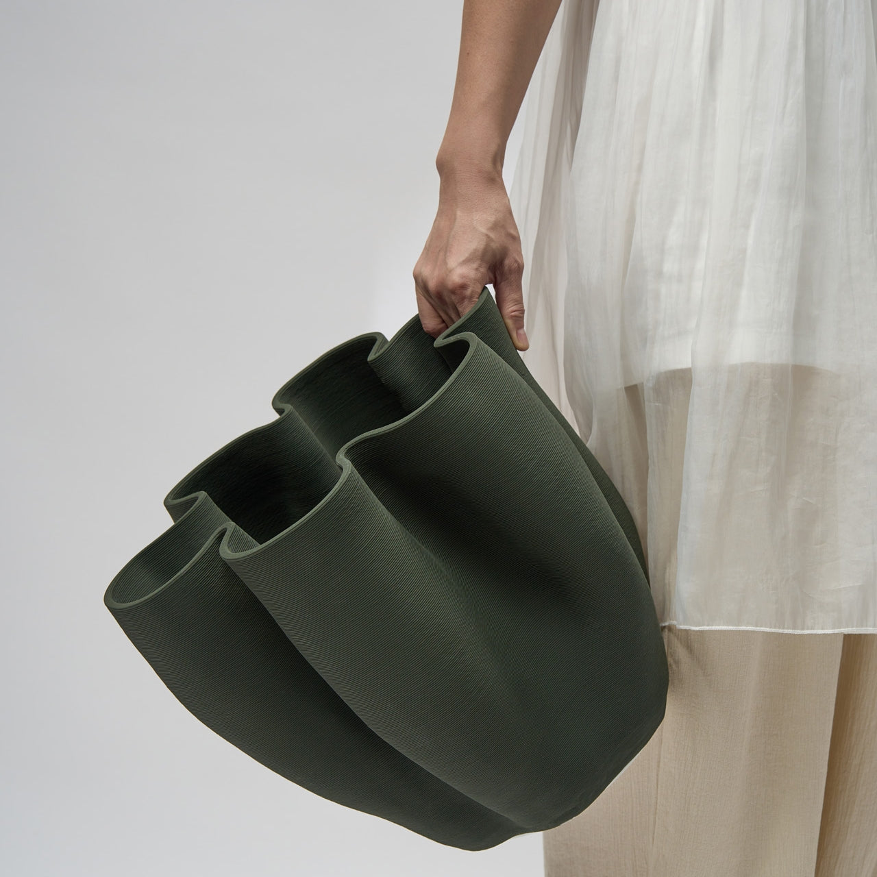 BOHEME VASE HUNTER GREEN ~ LARGE