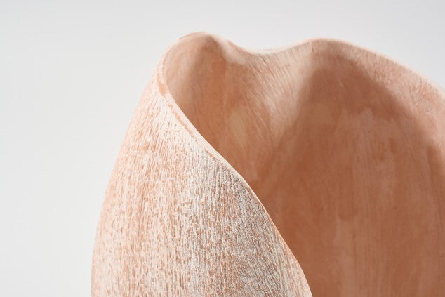 NEBULA DEEP VASE SALMON BRUSH